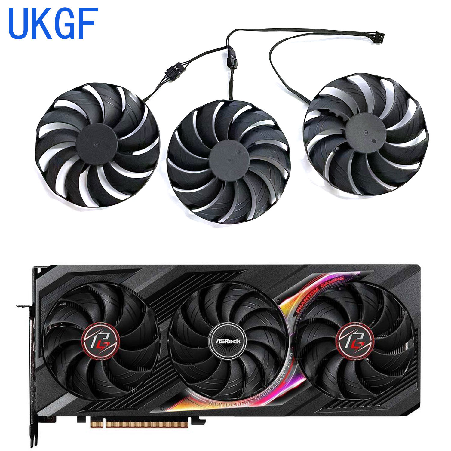 Rx 7900 Xt 20Gb - Wentylator GPU 98MM 4PIN CF1010H12S DC