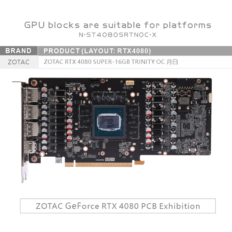 Blok chłodzący GPU Bykski do k – Rtx 4080 Water Cooling Block recenzja i cena